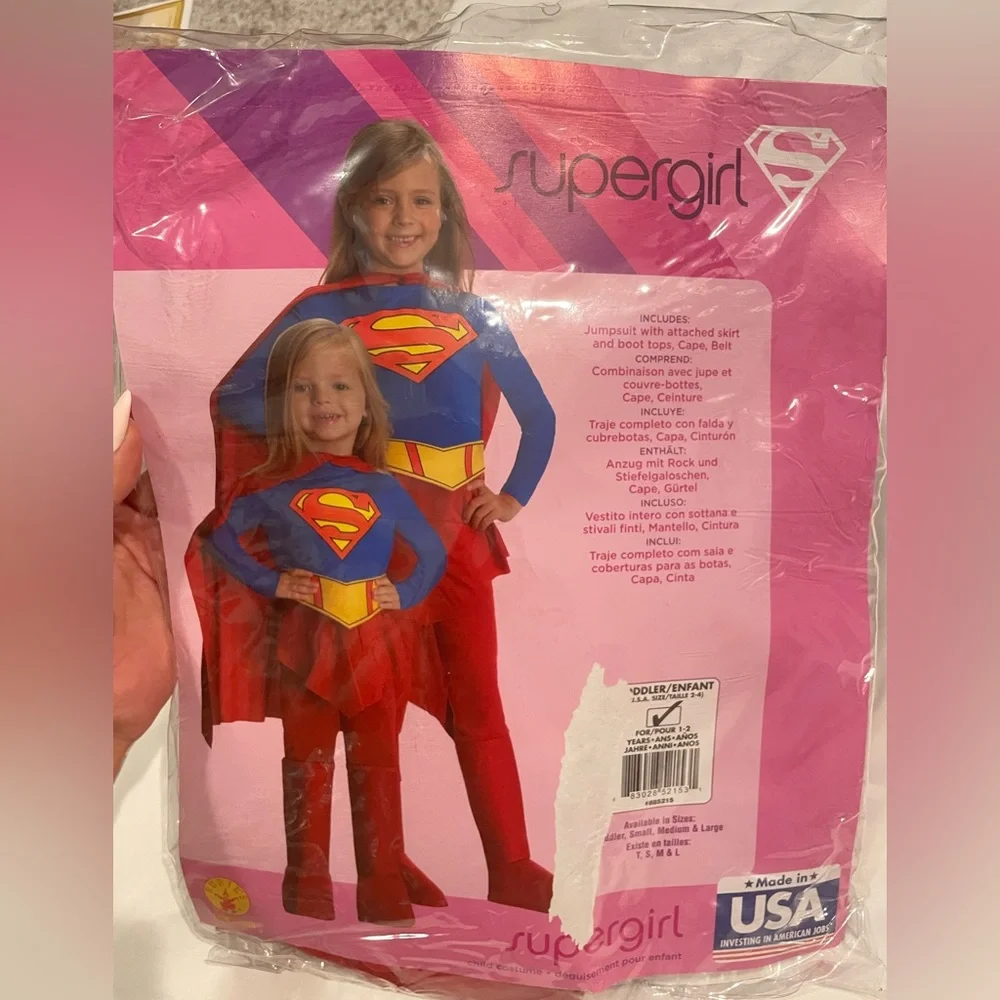 Toddler Super Girl Costume 1-2 years old